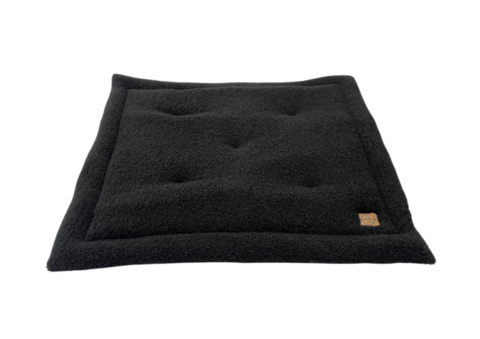 Hundedecke Teddy Black