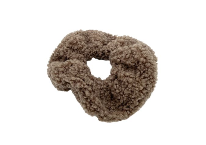 Scrunchie // Haarband // Teddy Taupe