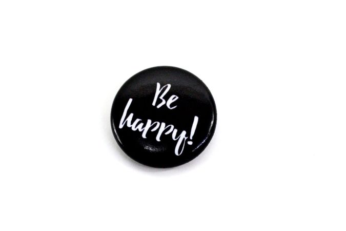 Button // Be happy!