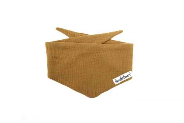 Halstuch Musselin Caramel