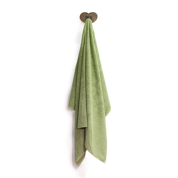 Badetuch aus Bio-Baumwolle 100cm x 150cm "Green Leaf"