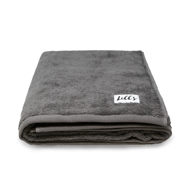 Badetuch aus Bio-Baumwolle 100cm x 150cm "Stone Grey"