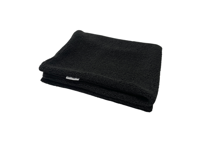 Kuscheldecke Teddy Black