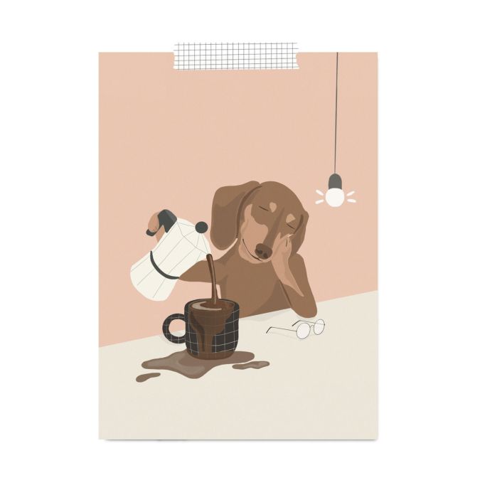 Postkarte // Coffee Monday