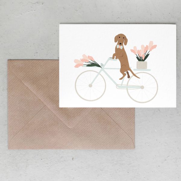 Grußkarte // Spring Ride