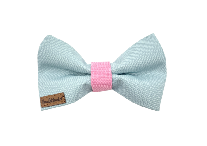 Fliege Hellblau/Pink