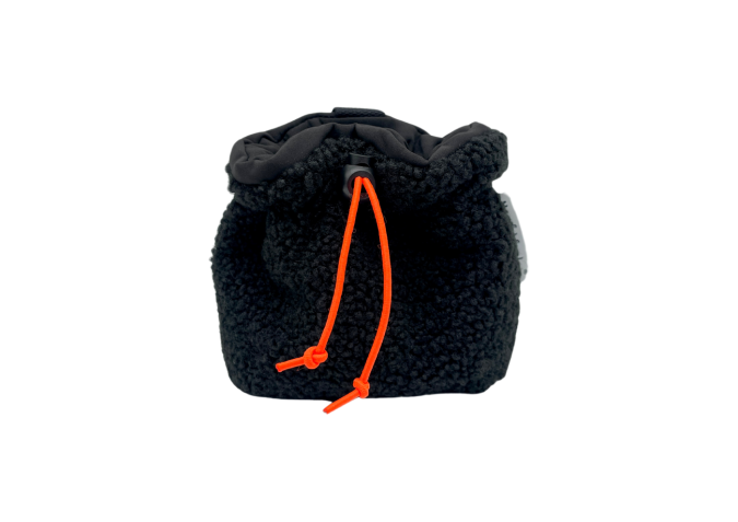 Futterbeutel Teddy Black - Neonorange