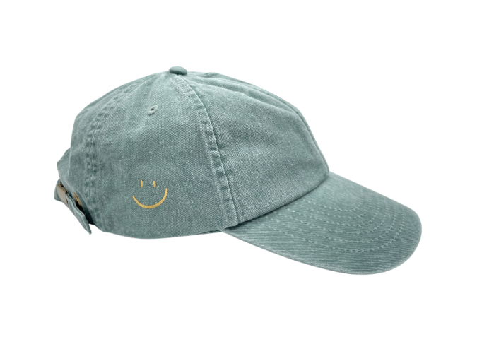 Cap Used Sage Green Smiley