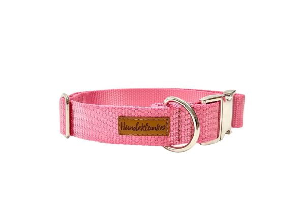Halsband Basic PINK Silber