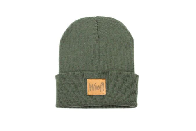Mütze "Woof!" Oliv