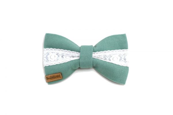 Fliege Salbei mit Spitze (offwhite)