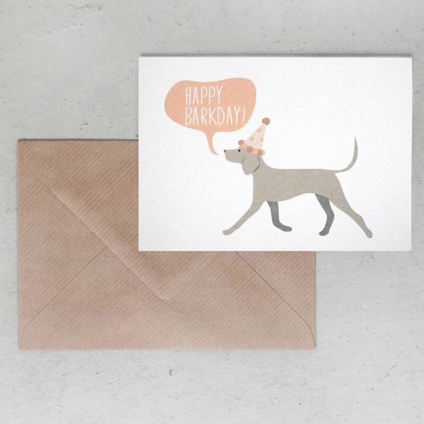 Grußkarte // Happy Barkday