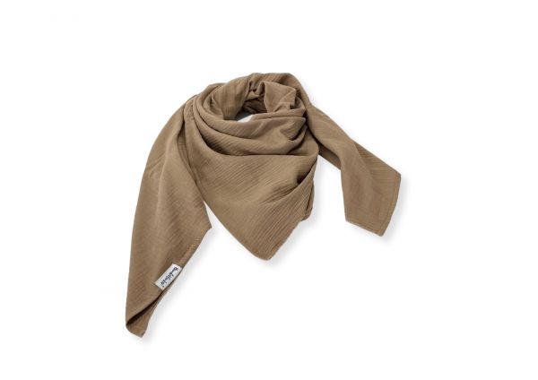 XXL Tuch // Musselin // Taupe